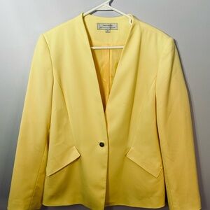 Tahari Yellow Women's Blazer
